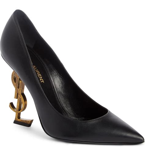 ysl heels black|ysl closed toe heels.